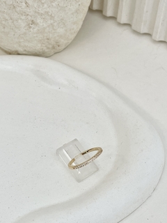 Anillo cinta de cristales gf - comprar online