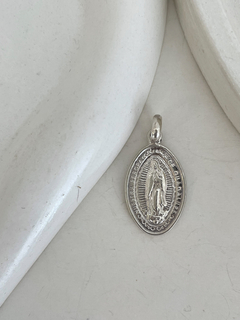 Medalla virgen Guadalupe plata maciza