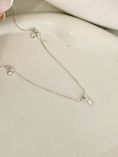 Cadena dijes corazoncitos - equilibrio joyas