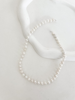 Collar de perlas de río y plata 925 P925 - equilibrio joyas