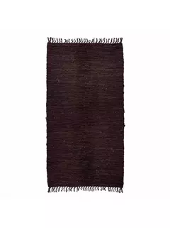 Alfombra cuero ecologico negro. 57253 - comprar online