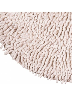 Alfombra de Baño Shaggy white redonda. 57235