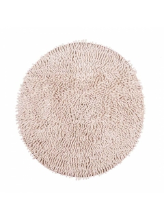Alfombra de Baño Shaggy white redonda. 57235 - comprar online