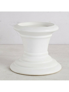 Candelabro Ceramica blanco. 58430