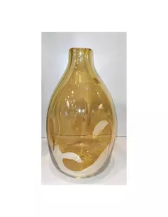 Florero Vidrio Garrafa Ambar. 61838 - comprar online