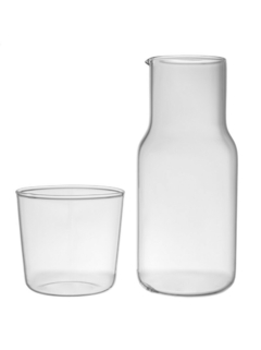 Jarra de noche con vaso. 60077