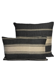 Almohadon Bermeo negro con beige en internet