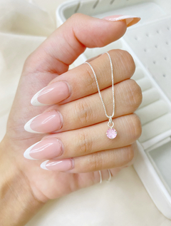 Conjunto cristal rosa