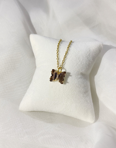 Conjunto mariposa violeta