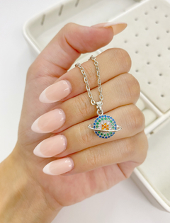 Conjunto dije giratorio Marte