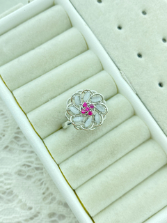 Anillo giratorio flor