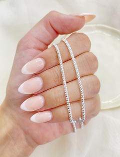Cadena acero blanco