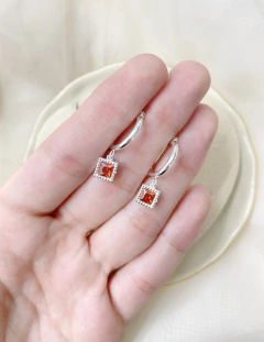 Aros colgante con cubic