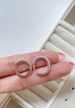 Argolla de plata con Strass - comprar online
