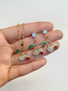 Conjuntos cereza dorados - tienda online