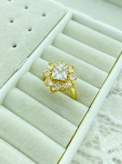 Anillo giratorio flor