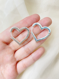 Argolla corazón con Strass - comprar online