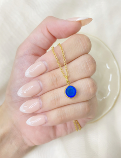 Conjunto acero dorado