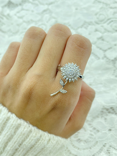 Anillo giratorio girasol