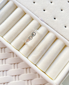 Anillos en acero blanco