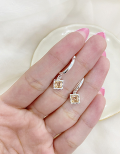 Aros colgantes cuadrado - comprar online