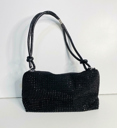 Cartera de strass negro - comprar online