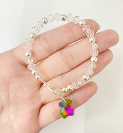 Pulsera dije cristal - joyería rubí