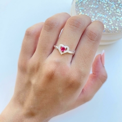 Anillo corazon - tienda online