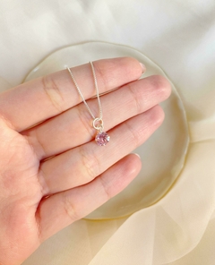 Conjunto cristal rosa mini 40cm (singapur)