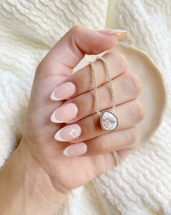 Conjunto gota cristal