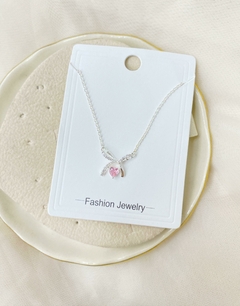 Conjunto moño rosa