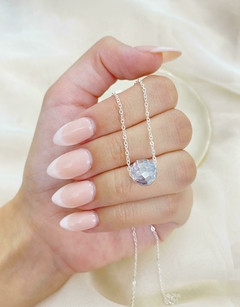 Conjunto bola cristal celeste - comprar online