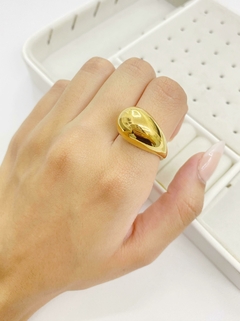Anillo gota inflada