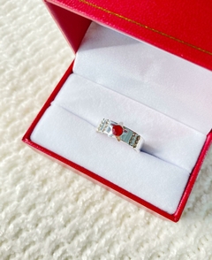 Anillo estrella roja