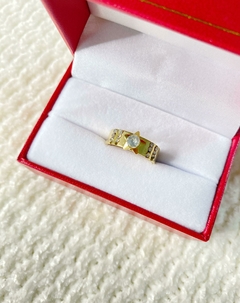 Anillo estrella cristal