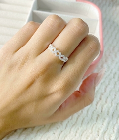 Anillo corazones plata 925