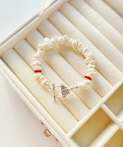 Pulsera piedra blanca
