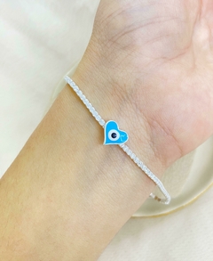 Pulsera corazon con strass