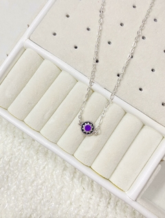 Conjunto mas pulsera violeta