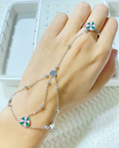 Pulsera con anillos - comprar online