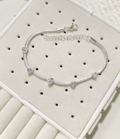 Pulsera cola de raton corazon - comprar online