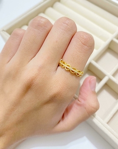 Anillo tramado