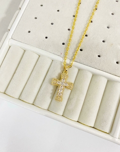 Conjunto Fantasia Cruz Strass