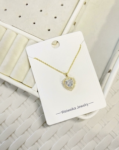 Conjunto Corazon Strass