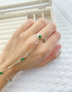 Pulsera con Anillo ac.blanco en internet