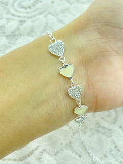 Pulsera Corazones