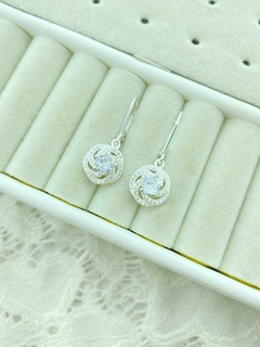 Aros Colgante Flor