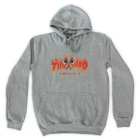 Moletom Thrasher Magazine Fechado Truck 1 Logo Flame
