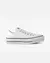 Tênis All Star Chuck Taylor Cano Baixo PLATAFORMA BRANCO COURO - CT09830001 na internet