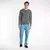Suéter Tricot Element Classic Cinza Mescla - loja online